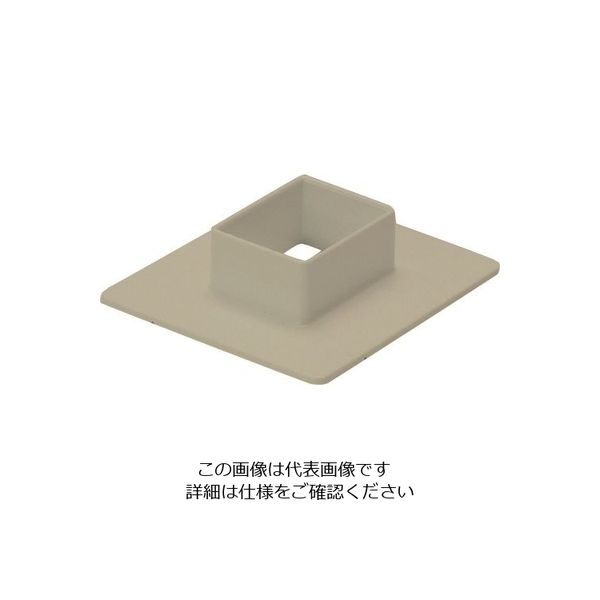 マサル工業 マサル エムケーダクト付属品 フランジ 130×60型 ライトベージュ MDF1367 1個 130-0260（直送品）
