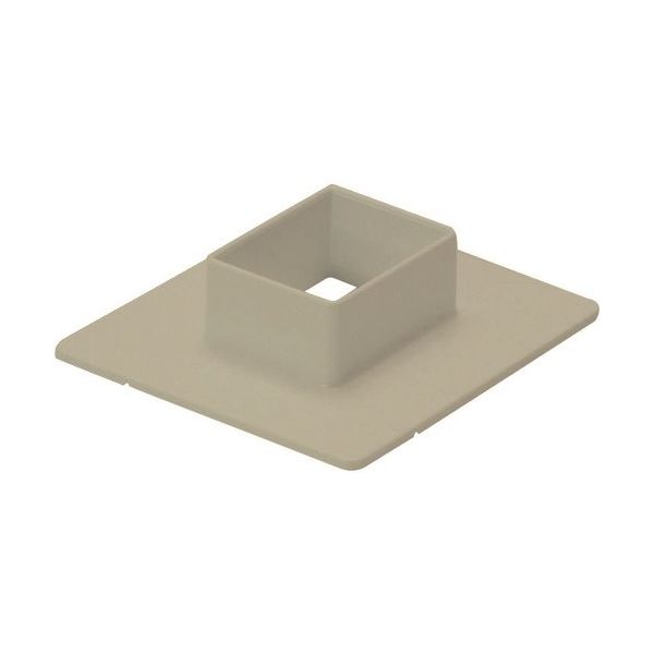 マサル工業 マサル エムケーダクト付属品 フランジ 3号 ライトベージュ MDF37 1個 130-0254（直送品）