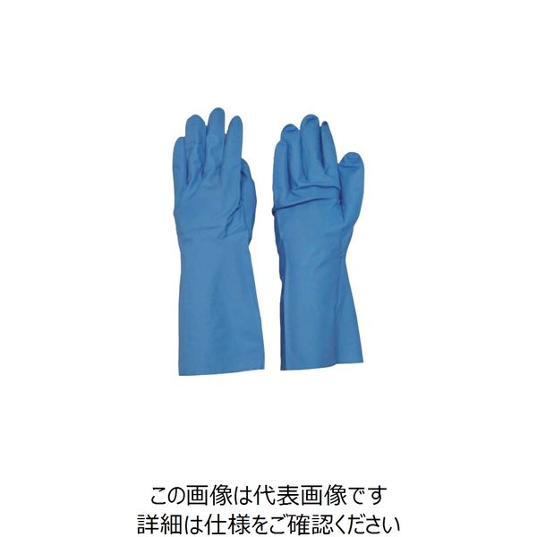 ダンロップホームプロダクツ ダンロップ 食肉加工用手袋 No.902 ML ブルー 5787 1セット(20双) 854-8946（直送品）