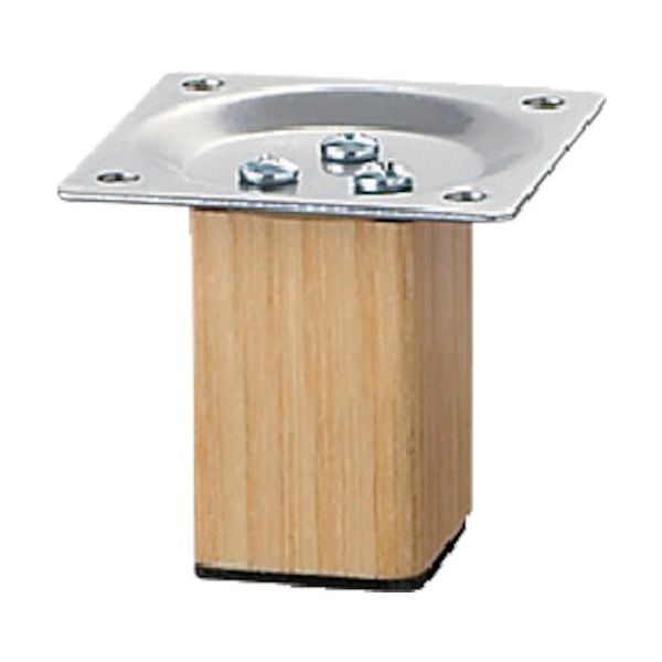 アイテック 光 スマートレグ木製角脚32×50mmシルバー KSW-3205 1セット(4本) 820-1670（直送品）