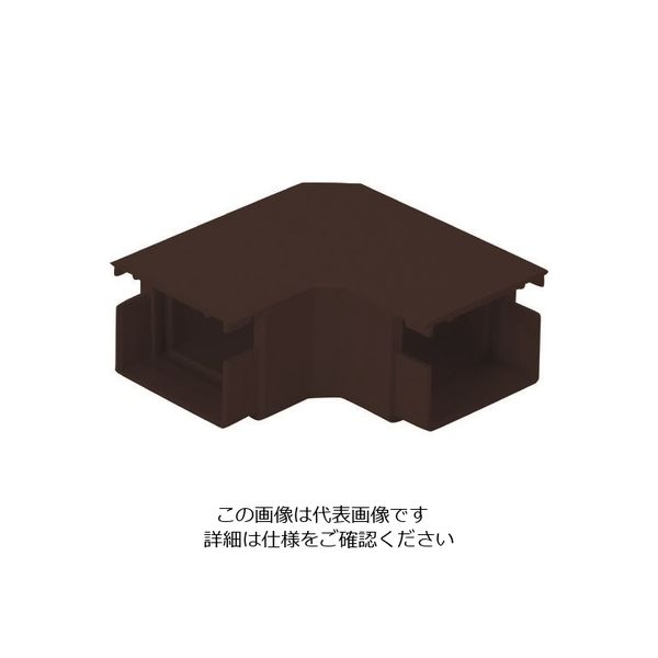 マサル工業 マサル 屋外用エムケーダクト付属品 平面マガリ 2号 チョコ MDM129 1個 130-1847（直送品）