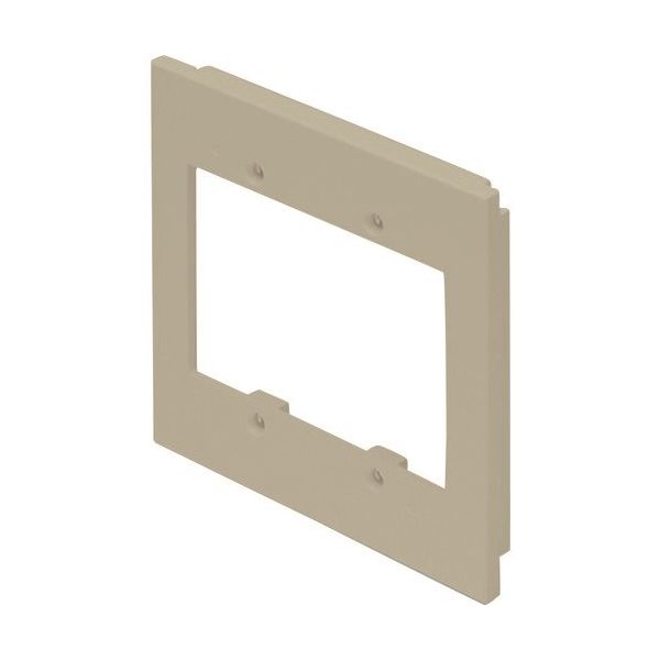 マサル工業 マサル エムケーダクト付属品 DCフレーム 2連 ライトベージュ DCF27 1個 130-1767（直送品）