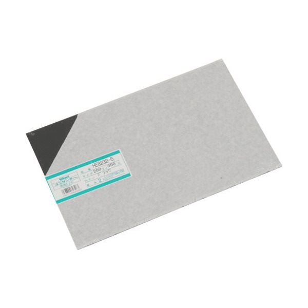 光 発泡エンビブラック 2×200×300mm HE8232-6 1枚 820-1223（直送品）