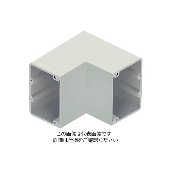 マサル工業 マサル エムケーダクト付属品 内マガリ 6号200型 ミルキーホワイト MDU6203 1個 120-5118（直送品）