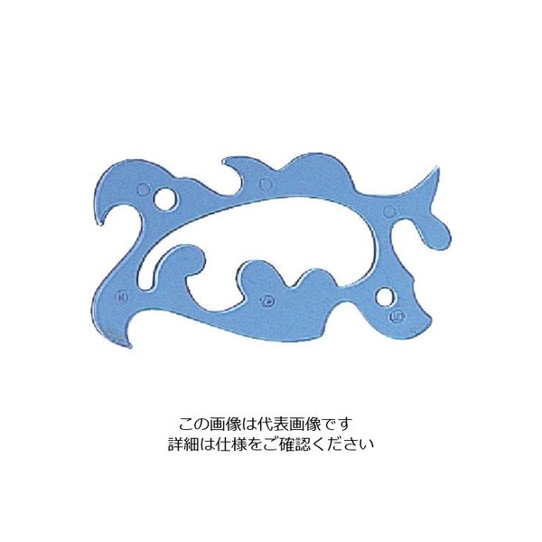 シンワ測定 シンワ 万能雲型定規中 70947 1個 816-4004（直送品）