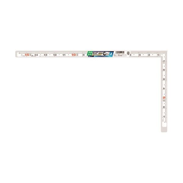 シンワ測定 シンワ 曲尺平ぴた ホワイト 1尺5寸 表裏同目 11175 1本 147-7645（直送品）