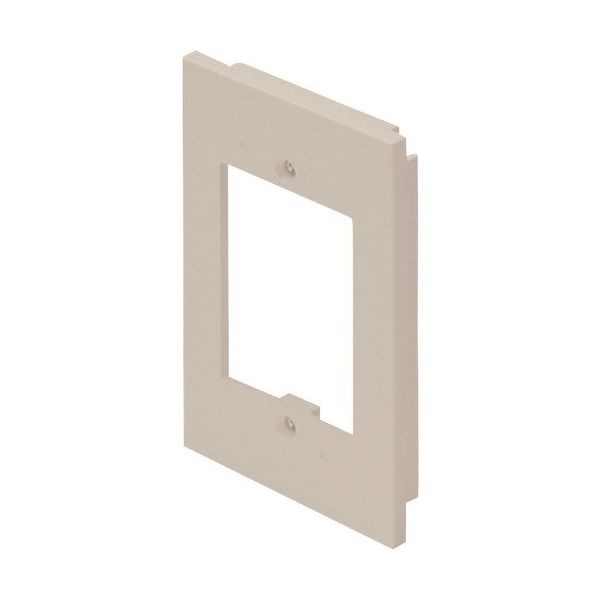 マサル工業 マサル エムケーダクト付属品 DCフレーム 1連 クリーム DCF15 1個 130-0286（直送品）