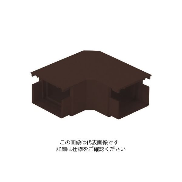 マサル工業 マサル 屋外用エムケーダクト付属品 平面マガリ 1号 チョコ MDM119 1個 130-3450（直送品）
