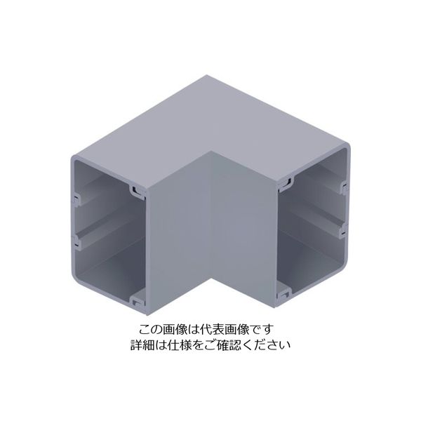 マサル工業 マサル エムケーダクト付属品 内マガリ 6号200型 グレー MDU6201 1個 120-5066（直送品）