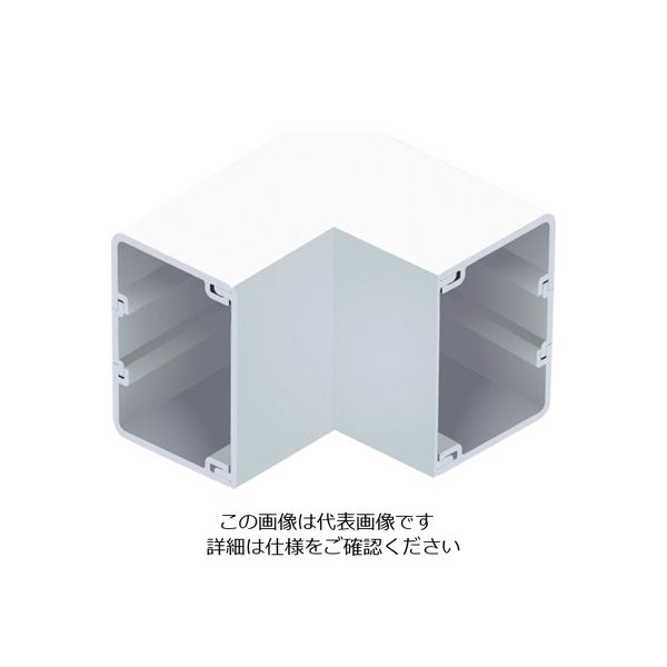 マサル工業 マサル エムケーダクト付属品 内マガリ 6号200型 ホワイト MDU6202 1個 119-8697（直送品）