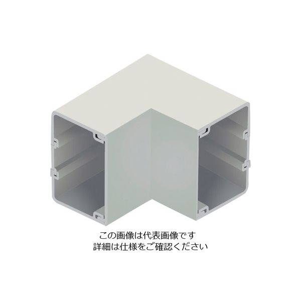 マサル工業 マサル エムケーダクト付属品 内マガリ 6号150型 ミルキーホワイト MDU6153 1個 120-1956（直送品）