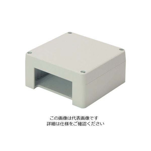 マサル工業 マサル エムケーダクト付属品 ブンキボックス 3号 ミルキーホワイト MDB313 1個 120-3485（直送品）