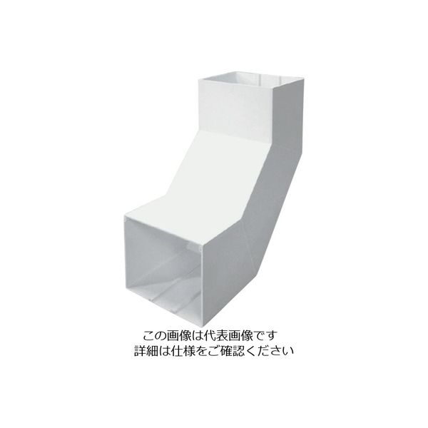 マサル工業 マサル エムケーダクト付属品 内大マガリ 7号200型 ホワイト MDLU7202 1個 120-3535（直送品）