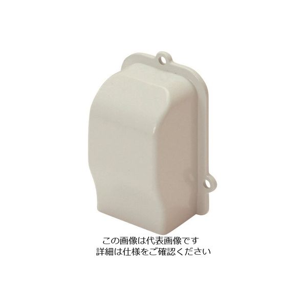 マサル工業 マサル エムケーダクト付属品 引込カバー 1号 ミルキーホワイト MDHC13 1個 129-5525（直送品）