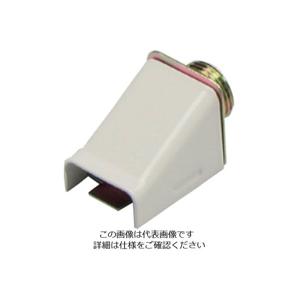 マサル工業 マサル メタルモール付属品 ストレートボックスコネクター A型 ミルキーホワイト A1133 1個 121-3007（直送品）