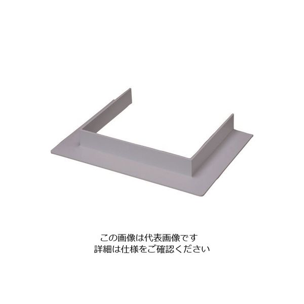 マサル工業 マサル エムケーダクト付属品 コ型フランジ 7号 グレー MDFC71 1個 130-0212（直送品）