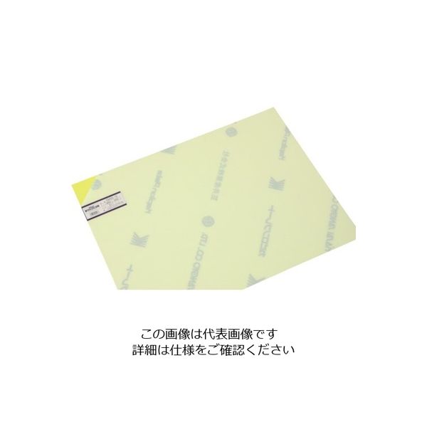 光 エンビ板 蛍光グリーン 0.5×450×600mm EB455-16 1枚 820-0857（直送品）