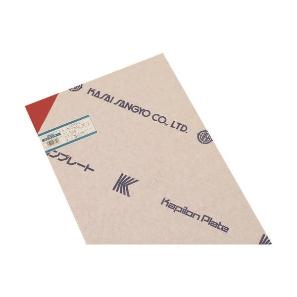 光 エンビ板 赤 3×910×300mm EB933-2 1枚 216-0582（直送品）