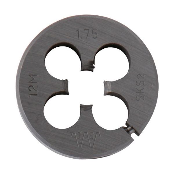 イシハシ精工 ISF ねじ切り丸ダイス メートルねじ・並目 25径 4M0.75 IS-RD-25-4M0.75 1本 503-6844（直送品）