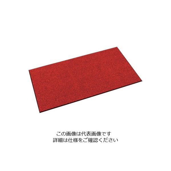 テラモト 屋内マット ハイペアロン ワインレッド 1500×1800mm MR-038-050-6 1枚 782-4513（直送品）