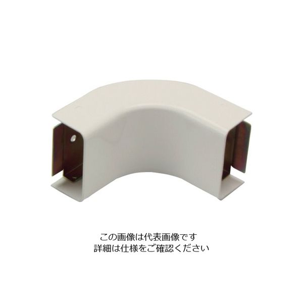 マサル工業 マサル メタルモール付属品 インターナルエルボ C型 ミルキーホワイト C3043 1個 121-4574（直送品）