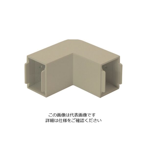 マサル工業 マサル エムケーダクト付属品 内外マガリ 3号 ライトベージュ MDK137 1個 130-0262（直送品）