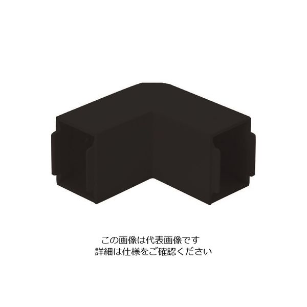 マサル工業 マサル 屋外用エムケーダクト付属品 内外マガリ 3号 ブラック MDK13W 1個 130-1804（直送品）