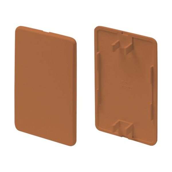 マサル工業 マサル ニュー・エフモール付属品 露出ボックス用カバー 1個用 ブラウン SFBC16 1個 122-0863（直送品）