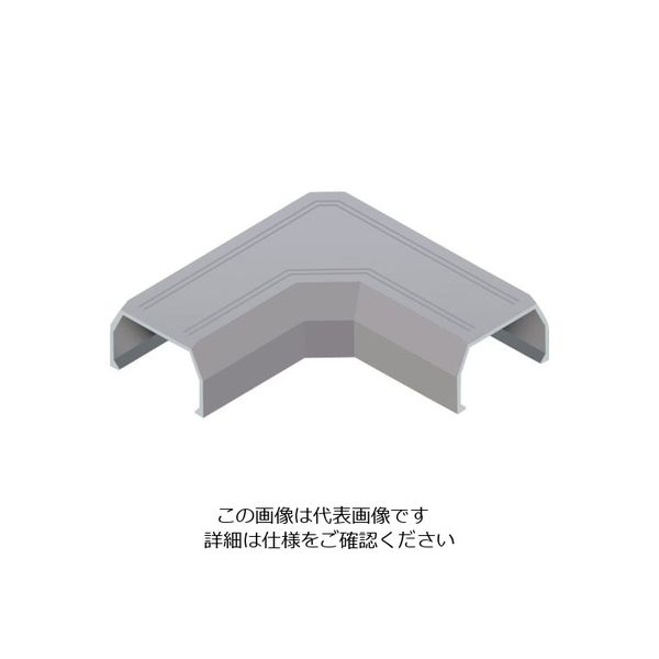 マサル工業 マサル ニュー・エフモール付属品 マガリ 2号 グレー SFMM21 1個 121-4532（直送品）