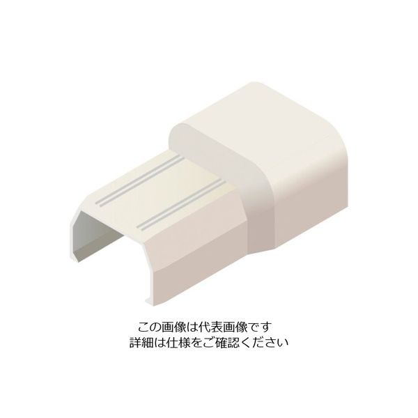 マサル工業 マサル ニュー・エフモール付属品 フレキコネクター 4号 ミルキーホワイト SFMFC43 1個 121-1470（直送品）