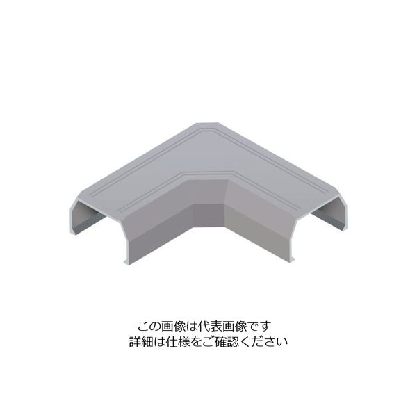 マサル工業 マサル ニュー・エフモール付属品 マガリ 3号 グレー SFMM31 1個 120-9806（直送品）