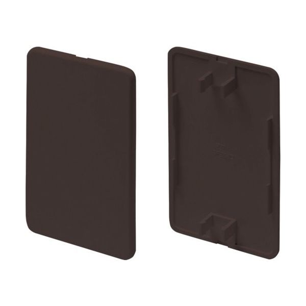 マサル工業 マサル ニュー・エフモール付属品 露出ボックス用カバー 1個用 チョコ SFBC19 1個 122-0876（直送品）