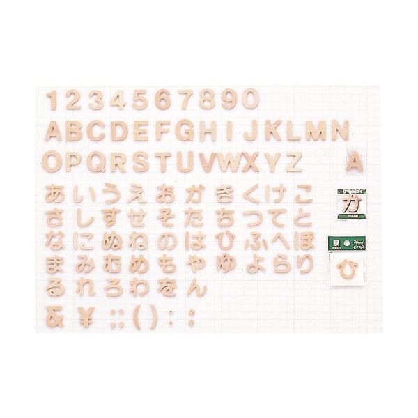 光 装飾文字 シナベニア切文字P式 ち PSB25/.TI 1セット(5枚) 225-6978（直送品）