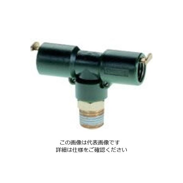 千代田通商 チヨダ タッチコネクターチーズコネクター(樹脂) 6mm・R3/8 RKT-6-03 1個 808-4045（直送品）