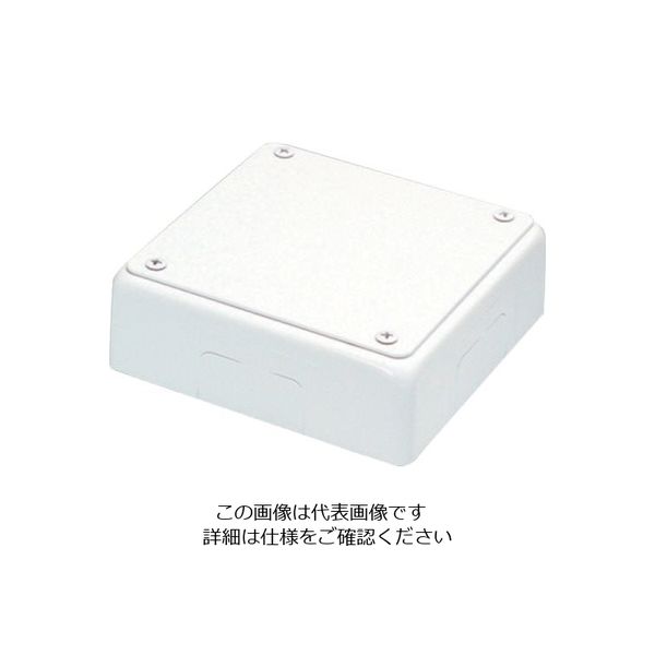 マサル工業 マサル メタルモール付属品 ジャンクションボックス C型 ホワイト C3092 1個 121-1403（直送品）