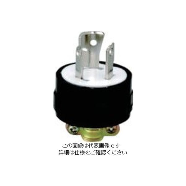 明工社 明工 引掛プラグ接地2P MH2572 1個 735-9471（直送品）