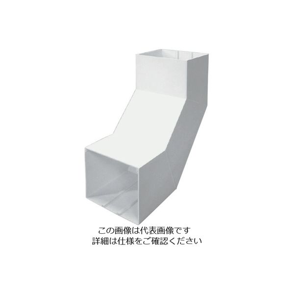 マサル工業 マサル エムケーダクト付属品 内大マガリ 8号 ホワイト MDLU82 1個 120-6630（直送品）