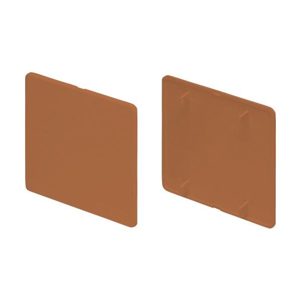 マサル工業 マサル ニュー・エフモール付属品 露出ボックス用カバー 2個用 ブラウン SFBC26 1個 122-0906（直送品）