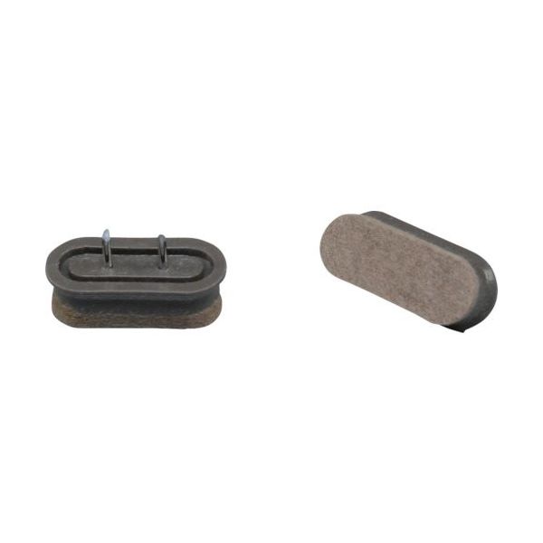 光 打ち込みフェルト ブラウン 16mm×35mm4P CQ1635 1セット(20個:4個×5パック) 112-8048（直送品）