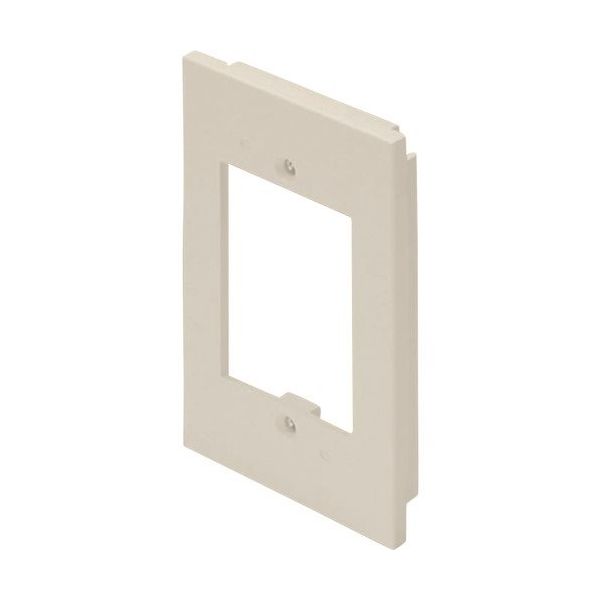 マサル工業 マサル エムケーダクト付属品 DCフレーム 1連 ミルキーホワイト DCF13 1個 130-0250（直送品）