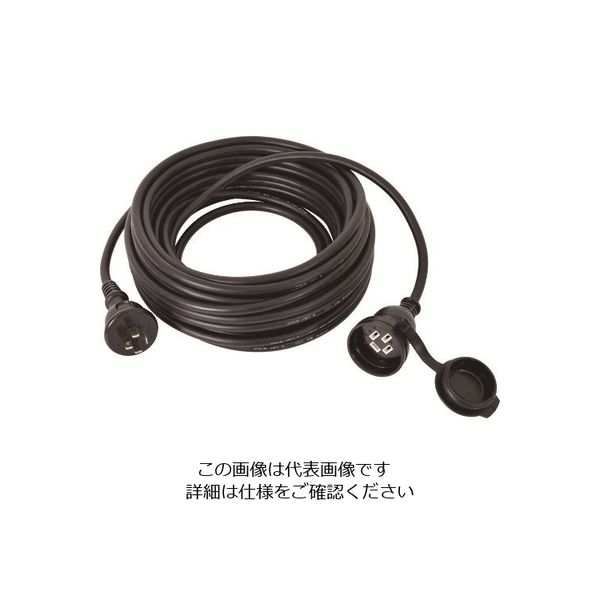 日動工業 日動 防雨延長コード 三相200V 20m 4P20AW-20 1本 814-7401（直送品）