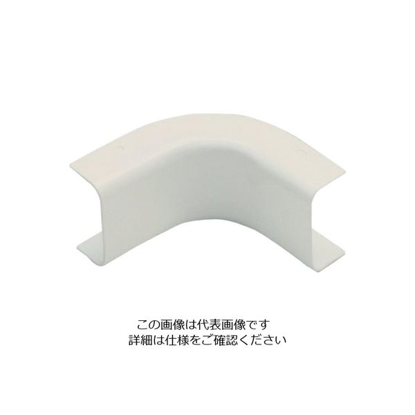 マサル工業 マサル メタルモール付属品 インターナルエルボ 後付け型 B型 ミルキーホワイト B20413 1個 120-9823（直送品）