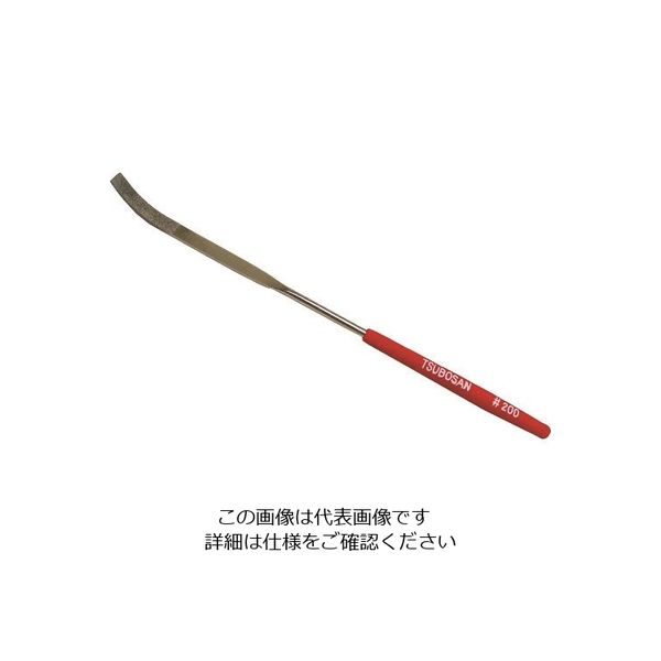 ツボサン ダイヤモンドヤスリ 片コテ 平 #200 TDHI20J 1本 852-9108（直送品）