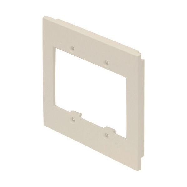 マサル工業 マサル エムケーダクト付属品 DCフレーム 2連 ミルキーホワイト DCF23 1個 130-0252（直送品）