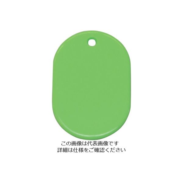 光 小判札 アクリル ヤンググリーン(5枚入) PKF31-4 1セット(25枚:5枚×5パック) 215-4294（直送品）