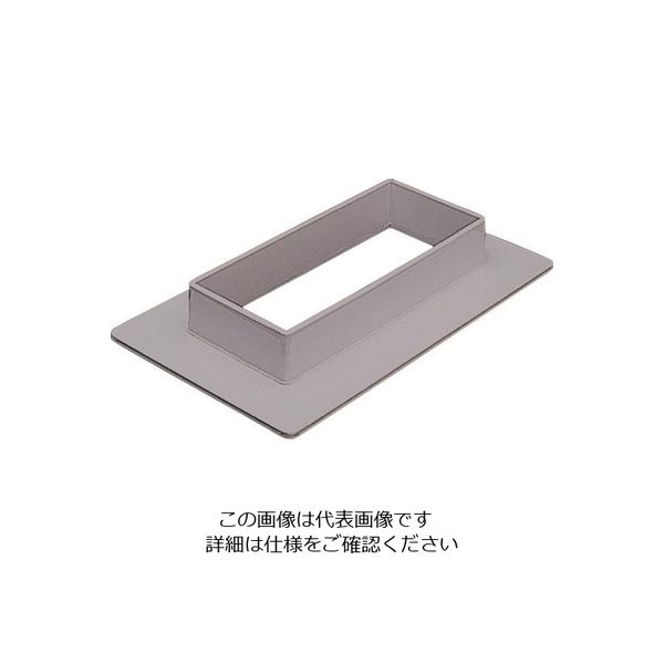マサル工業 マサル エルダクト付属品 フランジ 4020型 グレー LDF421 1個 130-8839（直送品）