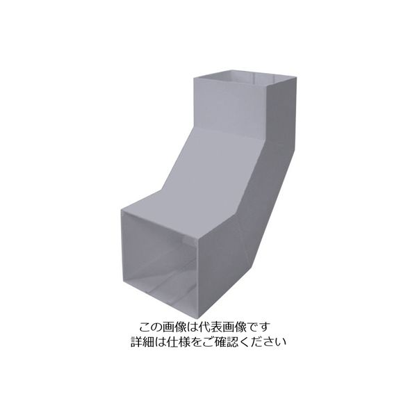 マサル工業 マサル エムケーダクト付属品 内大マガリ 8号150型 グレー MDLU8151 1個 120-3540（直送品）