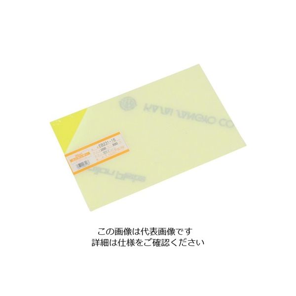 光 エンビ板 蛍光グリーン 1×200×300mm EB231-16 1枚 820-0783（直送品）