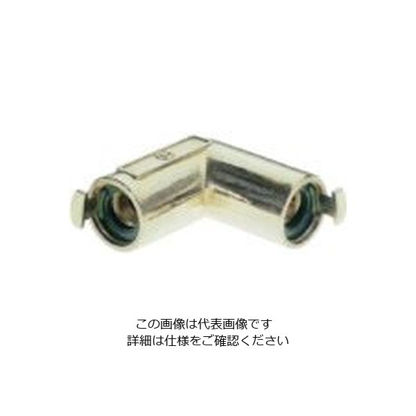 千代田通商 チヨダ タッチコネクターユニオンエルボ(金属) 12mm CUL-12-00 1個 808-2684（直送品）