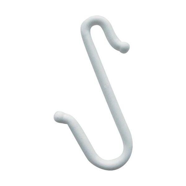 ニッサチェイン プラスチックSフック6×90mm白色(4個入り) A-51 1セット(20個:4個×5パック) 825-5876（直送品）